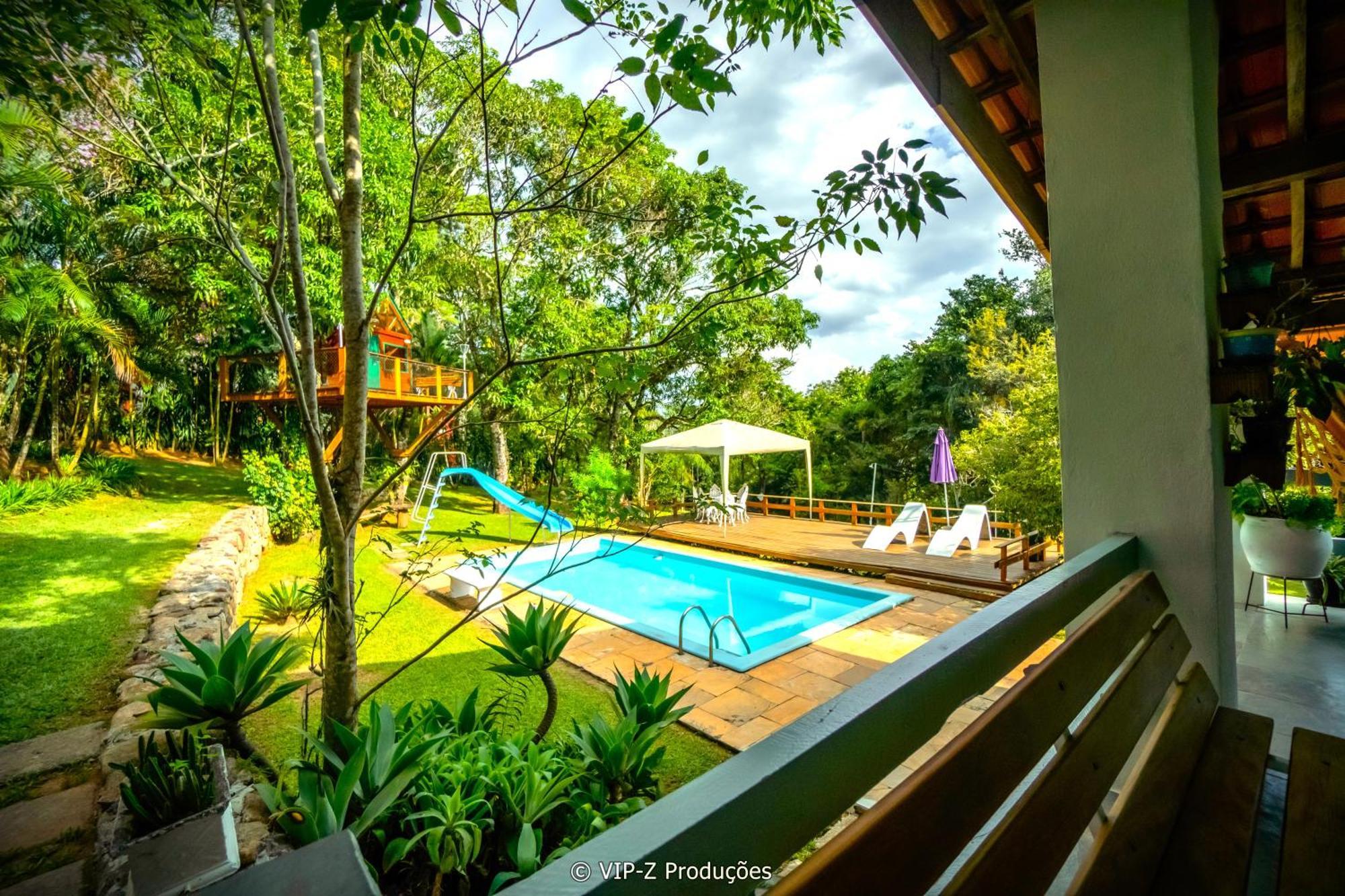 Chacara Atibaia Com Casa Na Arvore Экстерьер фото