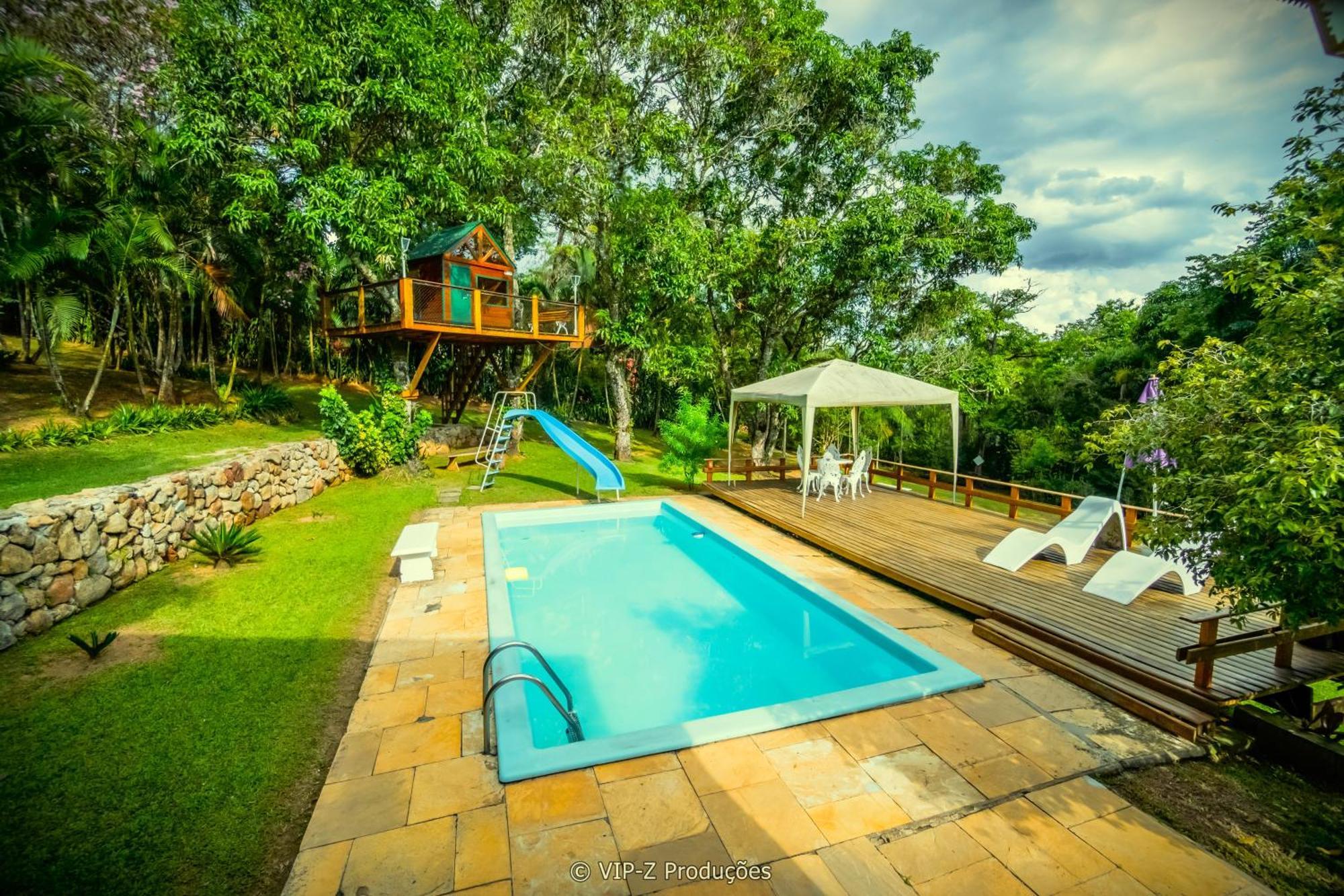 Chacara Atibaia Com Casa Na Arvore Экстерьер фото