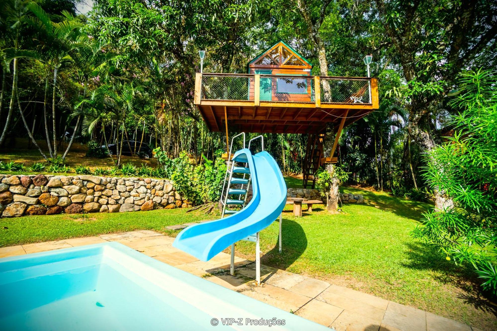 Chacara Atibaia Com Casa Na Arvore Экстерьер фото